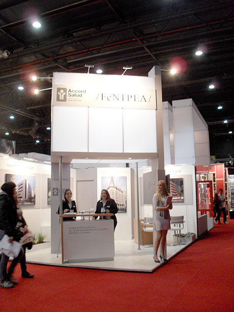 Fotos de nuestro stand en Cosmesur beautyworld Buenos Aires 2010